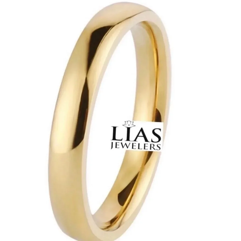 New 18k yellow gold wedding ring